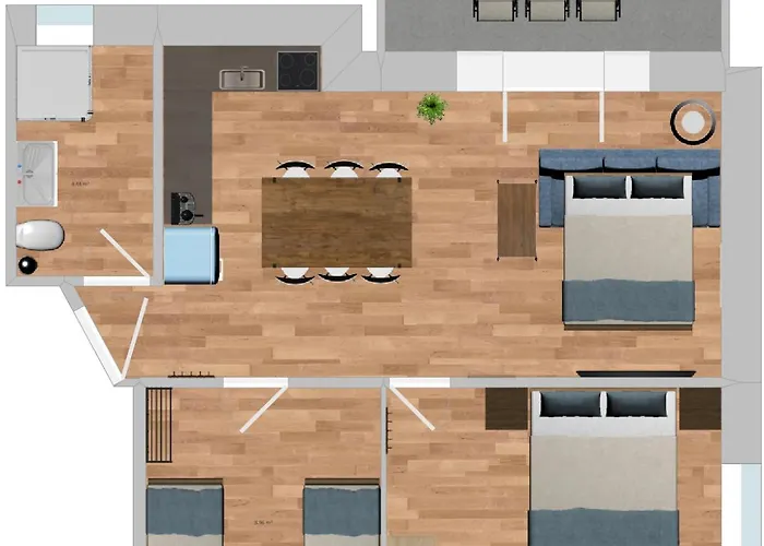 Moderne Mit Parkplatz Appartamento