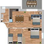 Moderne Mit Parkplatz Appartamento